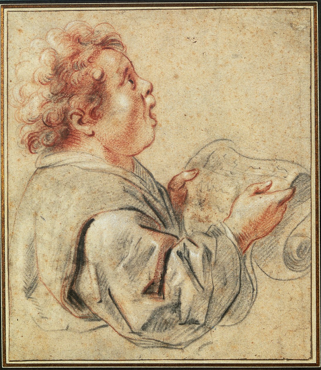 Kórus (kréta papíron) alkotó: Jacob Jordaens