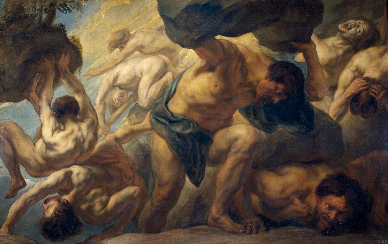 A titánok veresége, 1678 alkotó: Jacob Jordaens