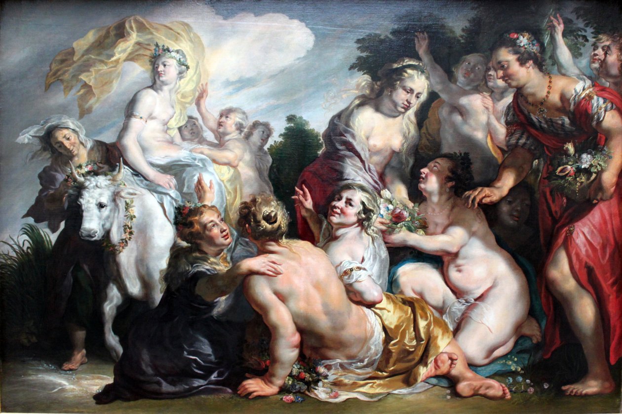 Az Európa rablása alkotó: Jacob Jordaens