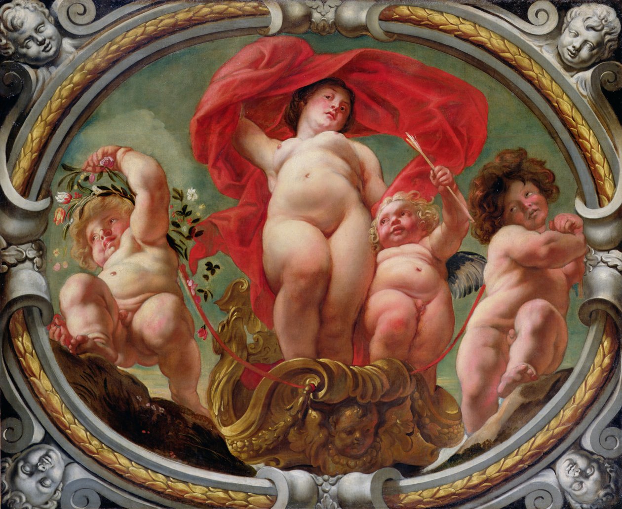 Ikrek, az állatöv jegyeiből (lásd még 196700-196711) alkotó: Jacob Jordaens