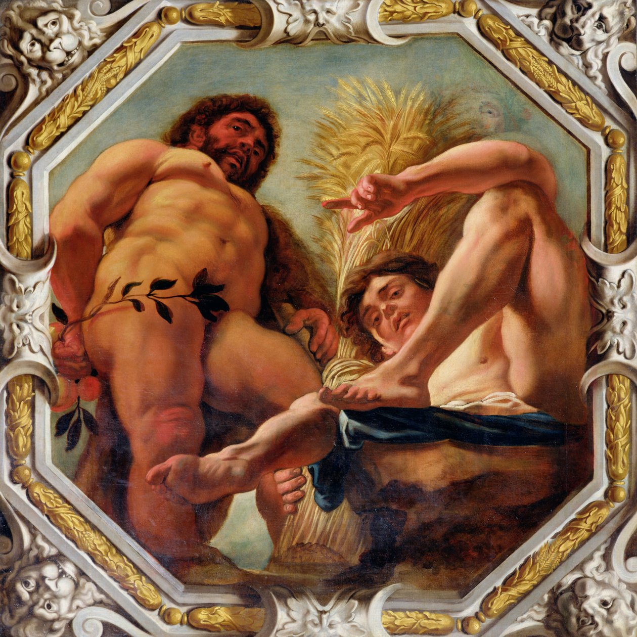 Oroszlán, a Zodiákus jegyei közül (lásd még 196701-196711) alkotó: Jacob Jordaens