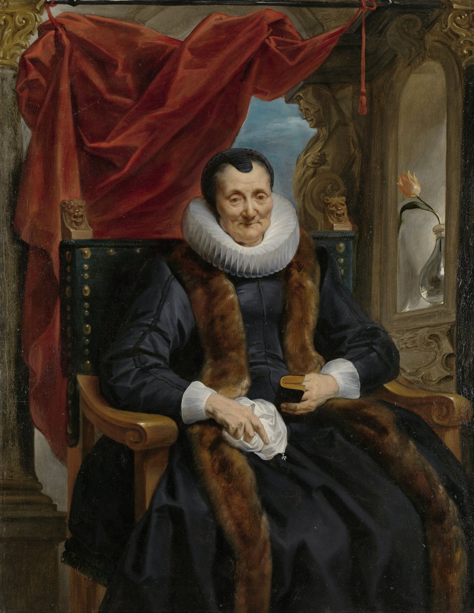 Magdalena de Cuyper portréja, 1635-1636 körül alkotó: Jacob Jordaens