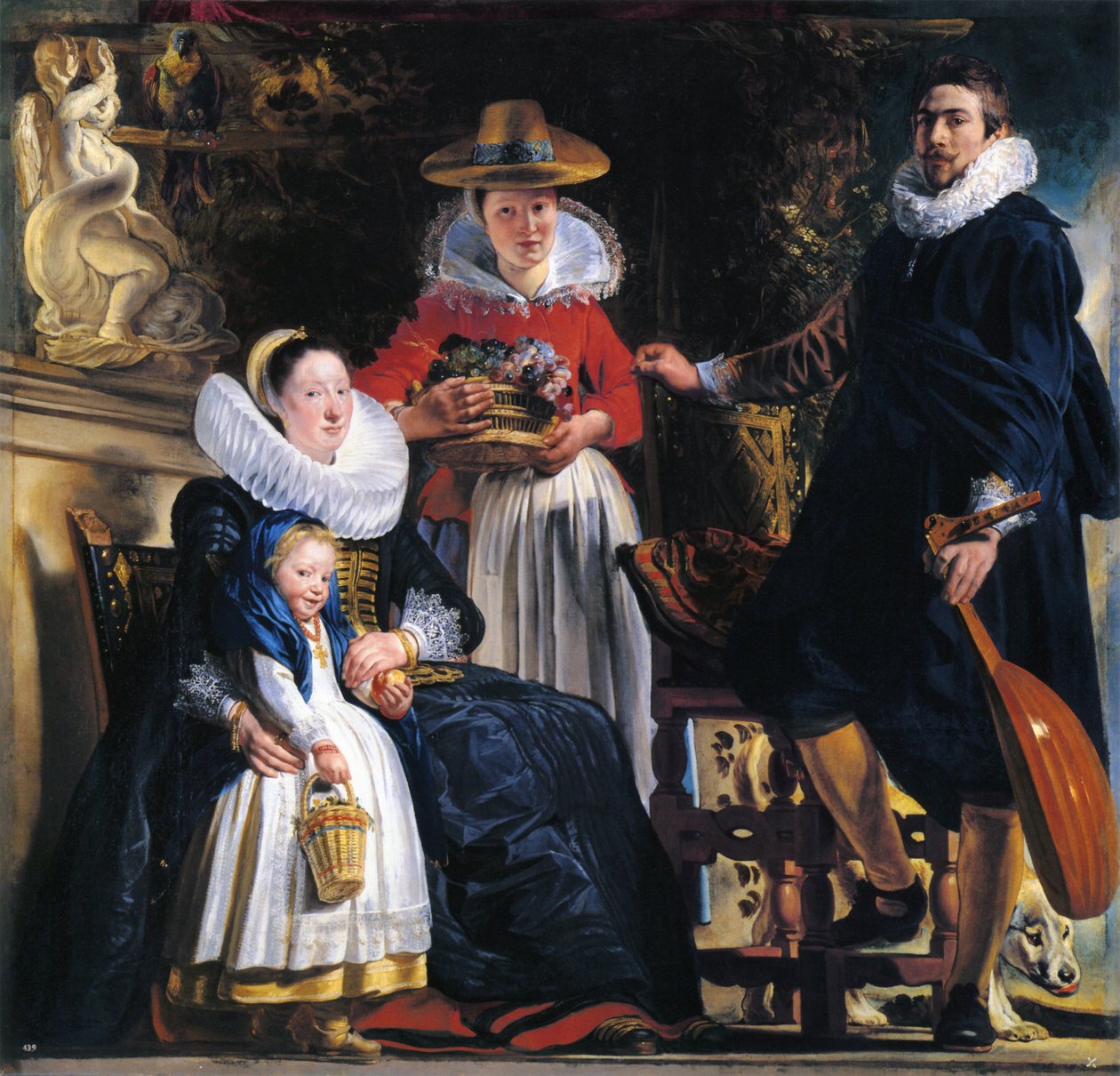 A művész családja alkotó: Jacob Jordaens