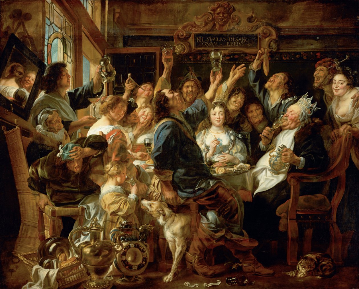 A babkirály ünnepe alkotó: Jacob Jordaens