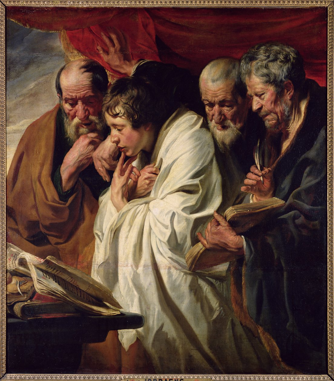 A négy evangélista alkotó: Jacob Jordaens