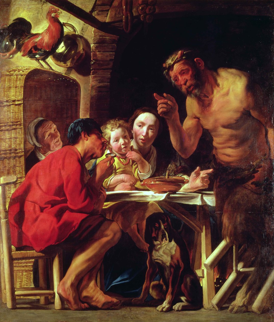 A parasztok és a szatír alkotó: Jacob Jordaens