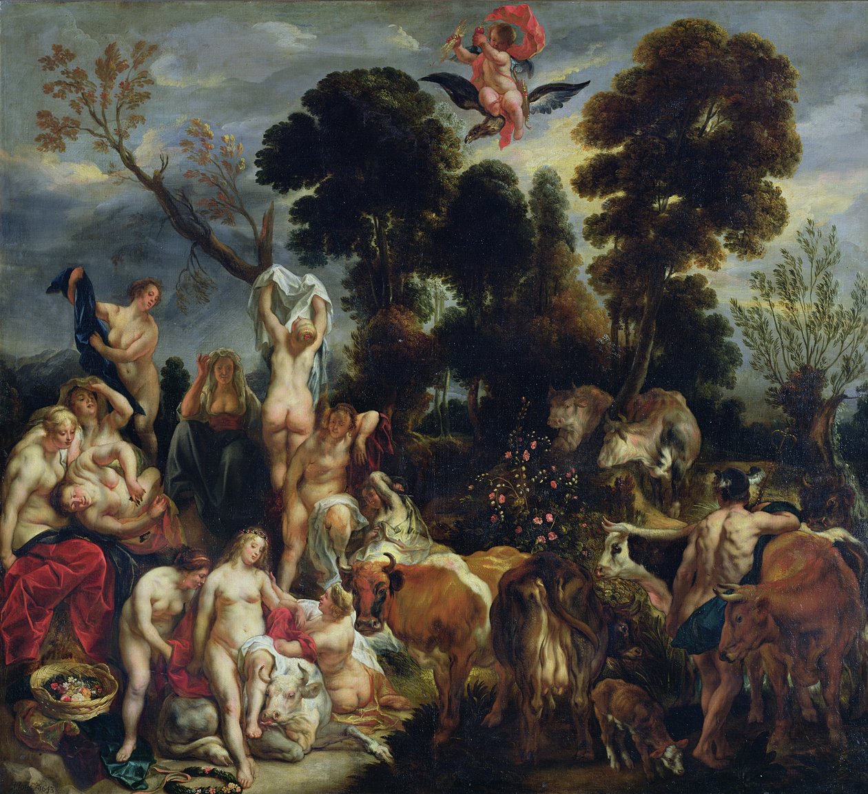 Európa megerőszakolása, 1643 alkotó: Jacob Jordaens