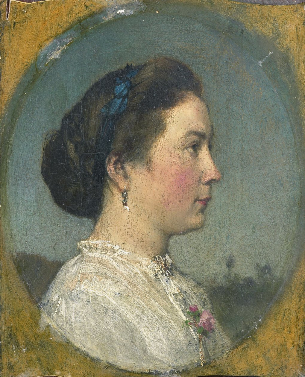 Catharina Hendrika Horn (1841-1905). A művész felesége alkotó: Jacob Henricus or Hendricus Maris
