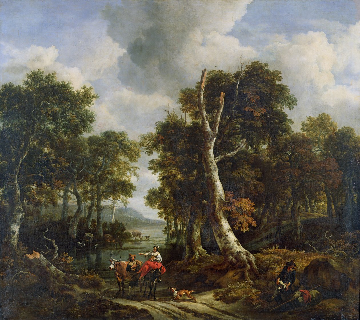 Az erdő, 1660 körül alkotó: Jacob van Ruisdael