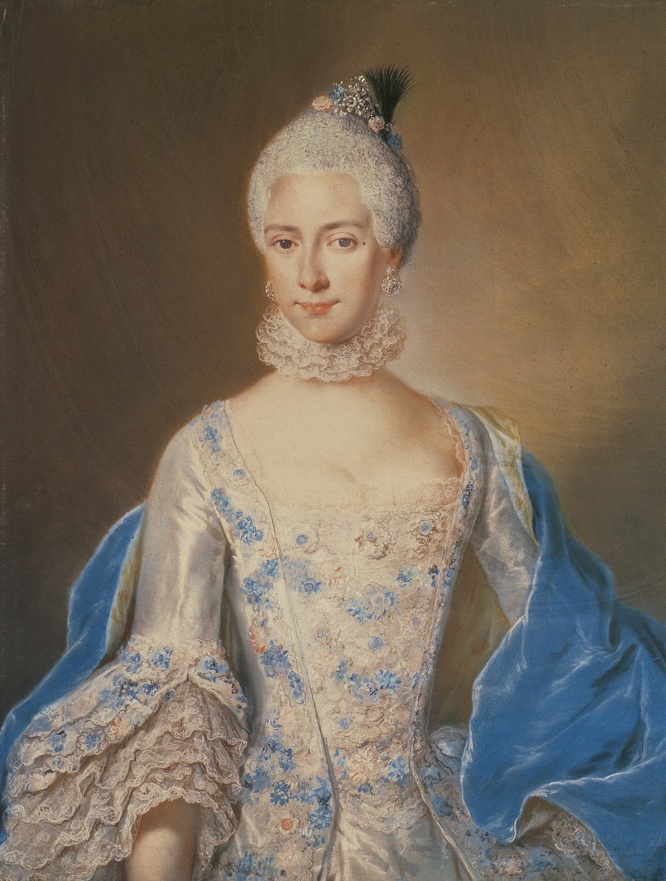 Joanna Florentine Muhl portréja, 1766 alkotó: Jacob Wessel