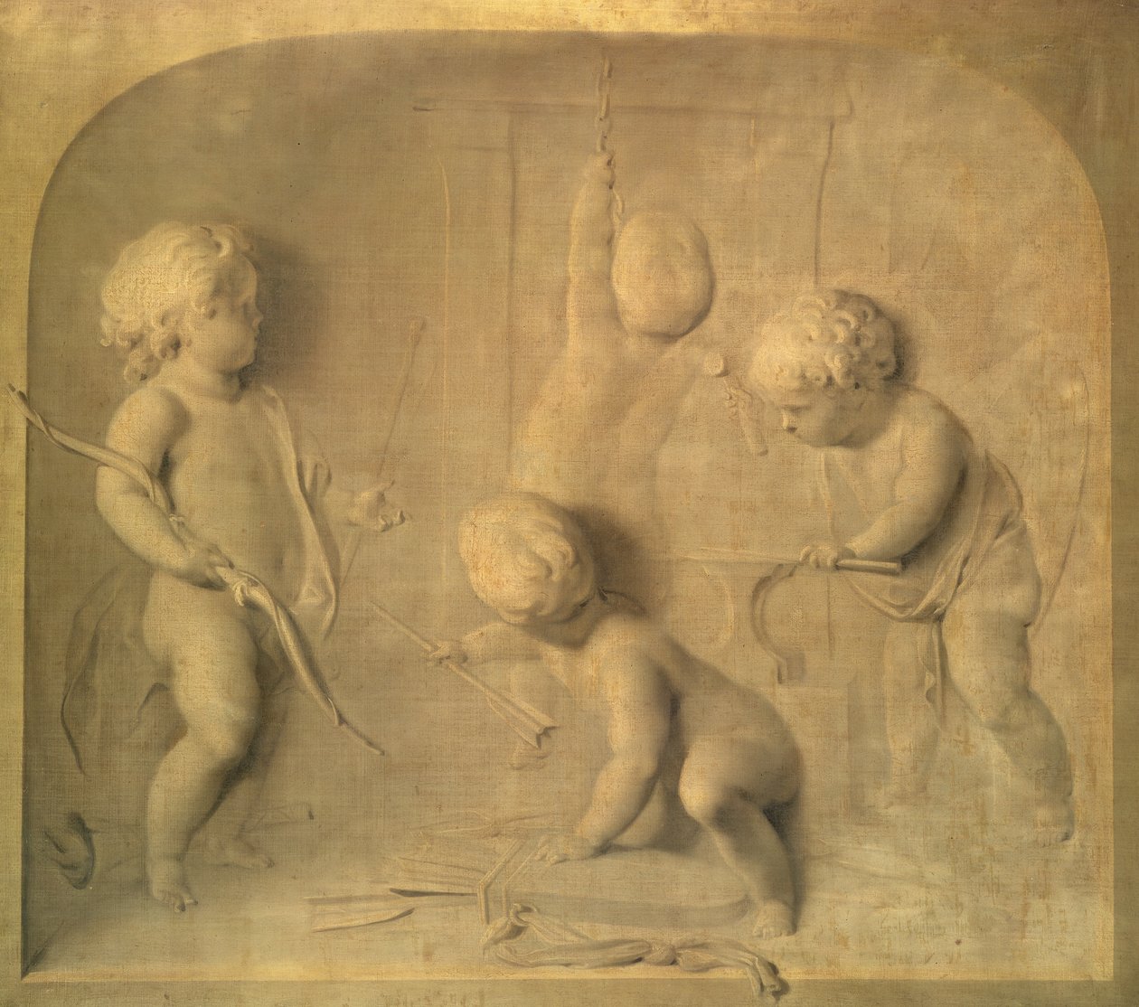 Putti divatos Cupido nyilai alkotó: Jacob de Wit