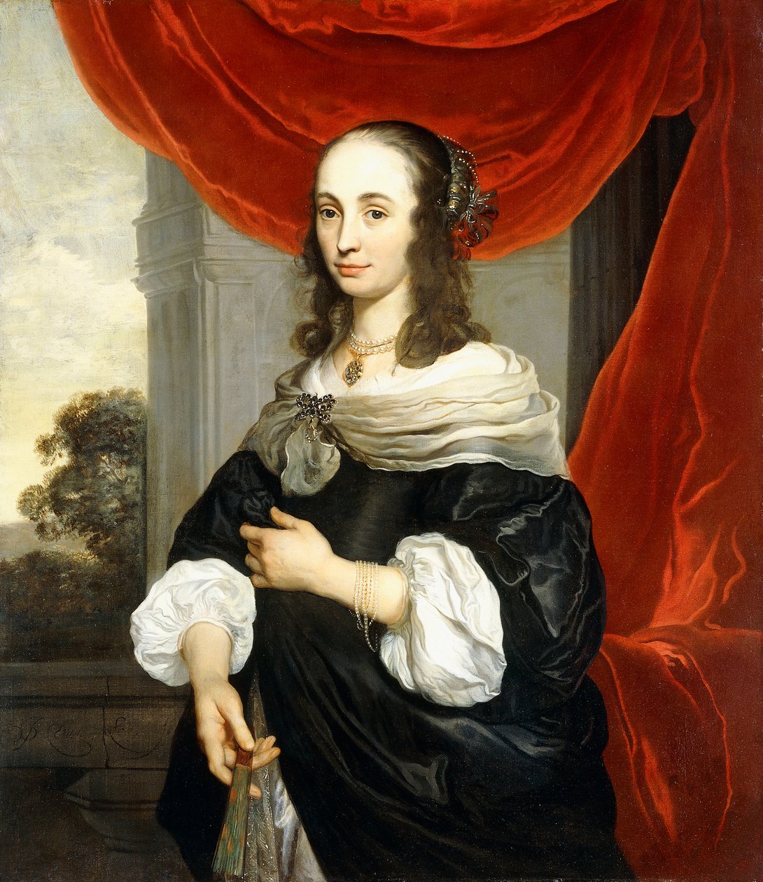 Egy hölgy portréja alkotó: Jacob or Jacques van Loo