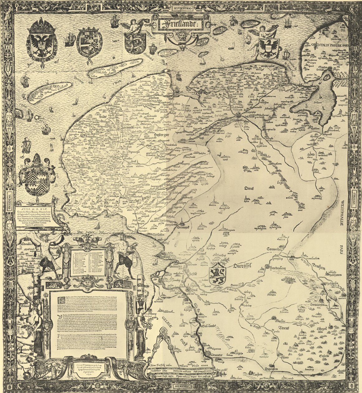 Jacob van Deventer - Frieslandt alkotó: Jacob van Deventer