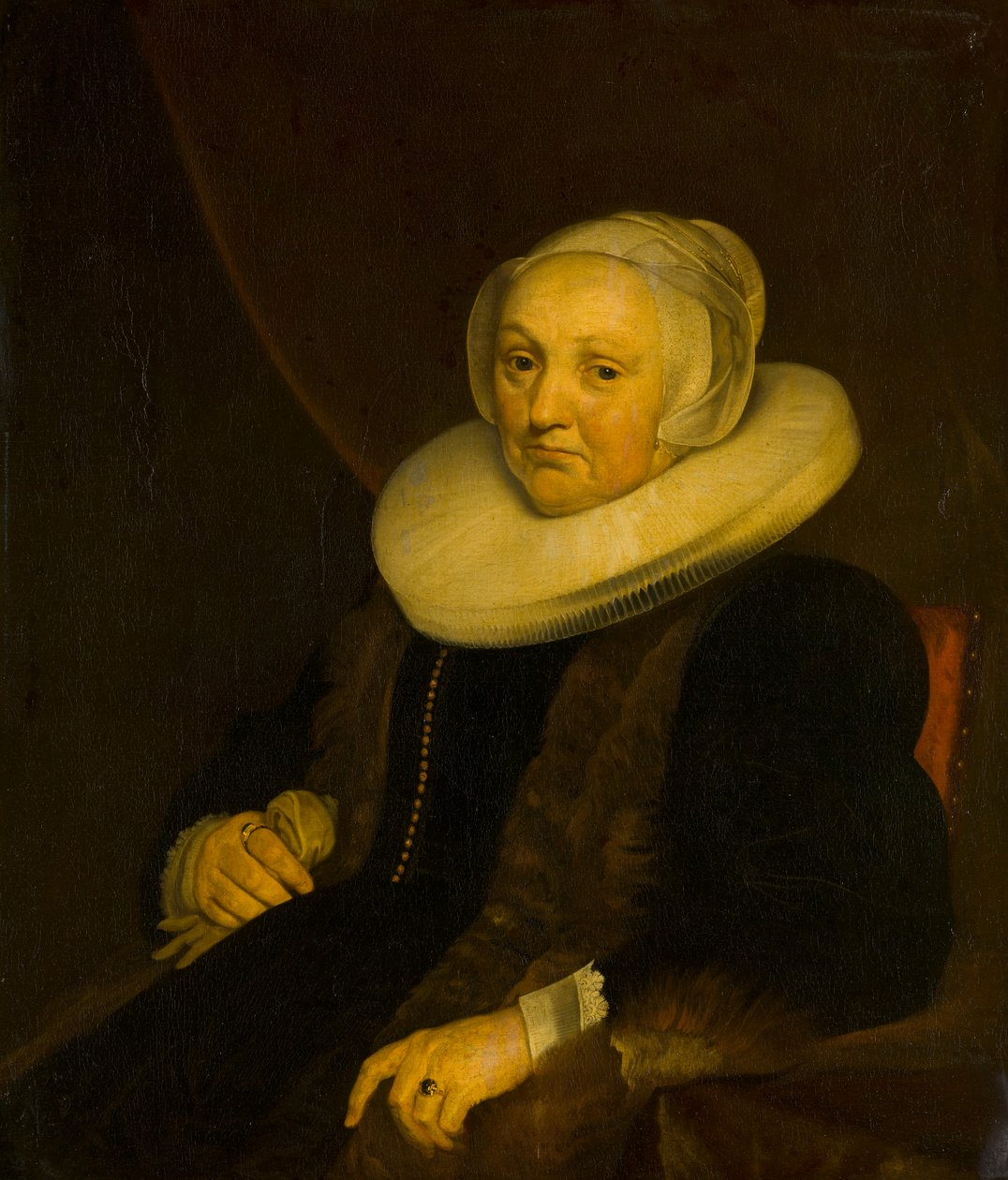 Egy hölgy portréja alkotó: Jacob van Loo