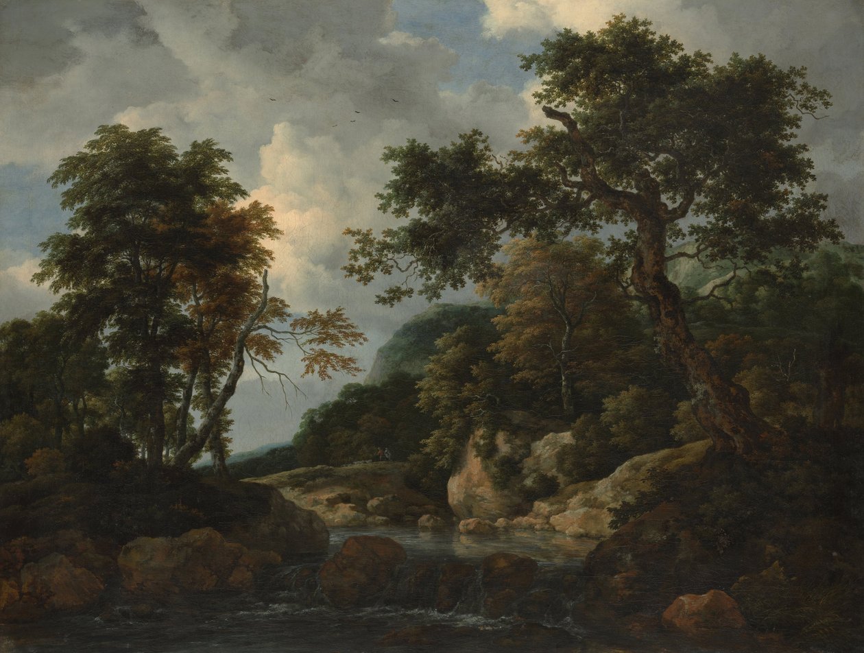 Az erdei patak alkotó: Jacob van Ruisdael