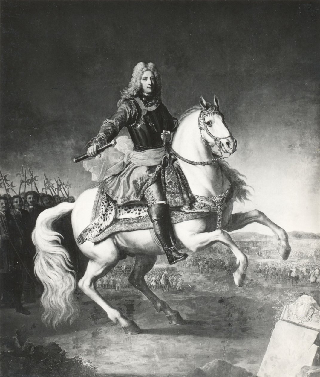 Jean-Philippe-Eugène de Merode-Westerloo lovasportréja alkotó: Jacob van Schuppen