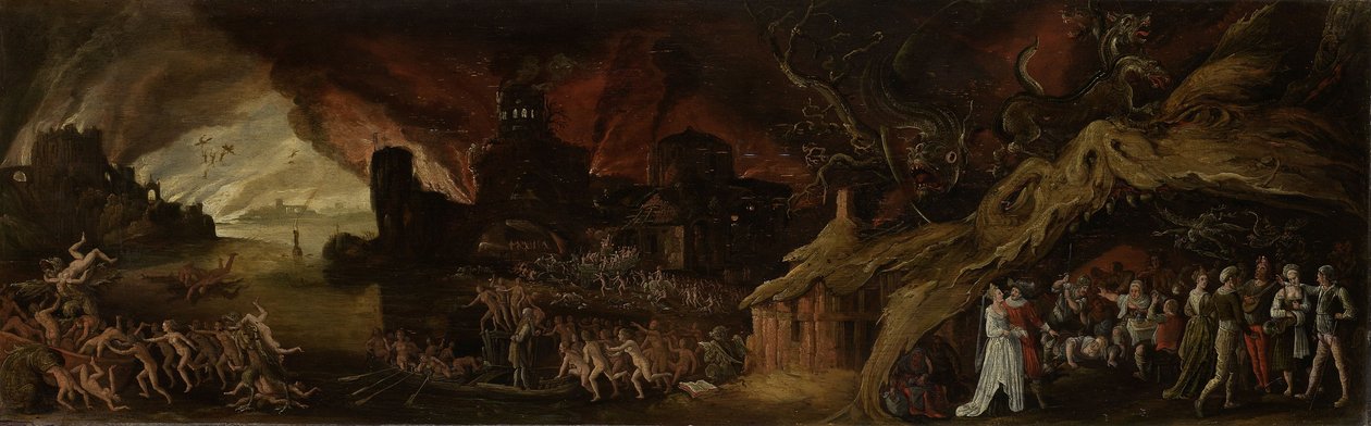 Az utolsó ítélet és a hét halálos bűn alkotó: Jacob van Swanenburgh