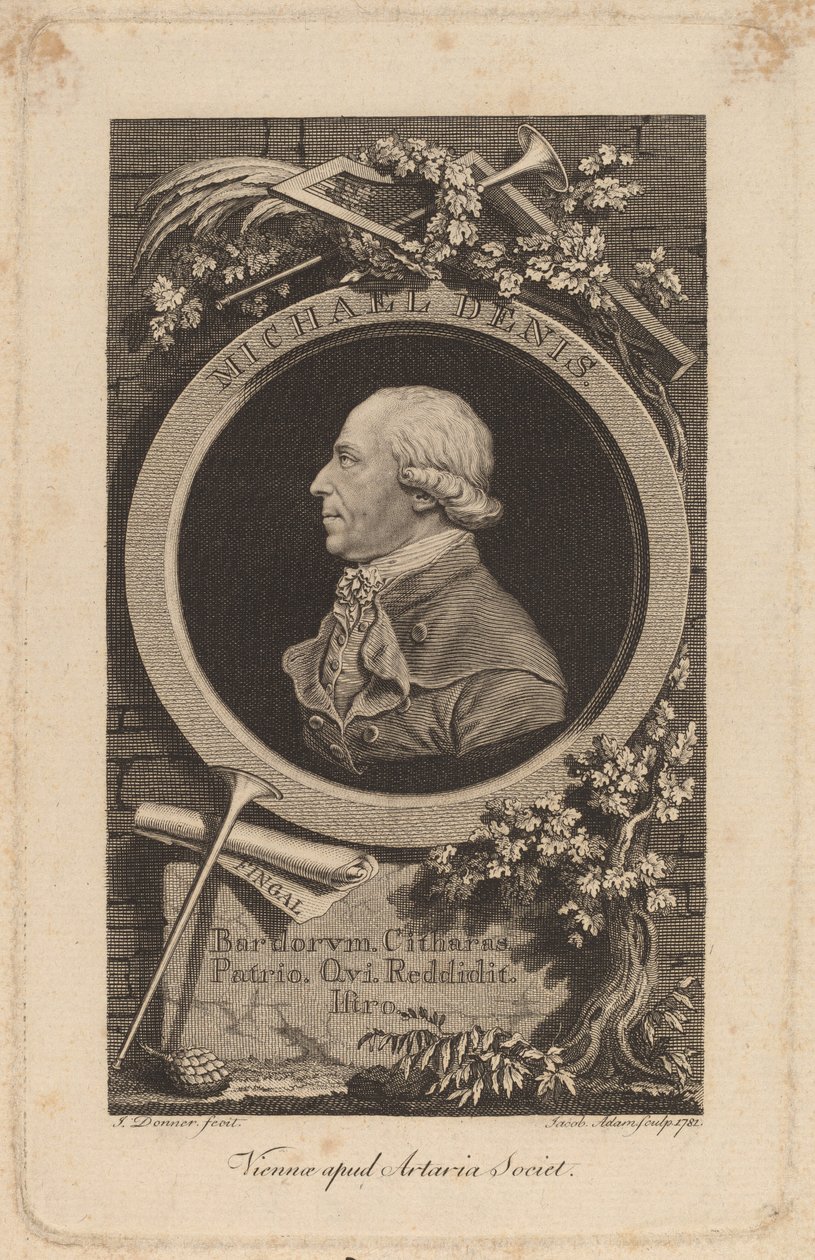 Johann-Michael Denis, 1781. alkotó: Jacob Adam