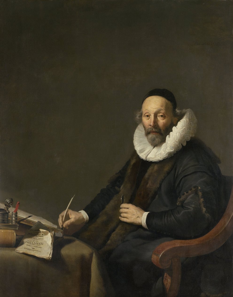 Johannes Wtenbogaert Johannes Wttenbogaert (1557-1644). Remonstáns miniszter Hágában alkotó: Jacob Adriaensz. Backer