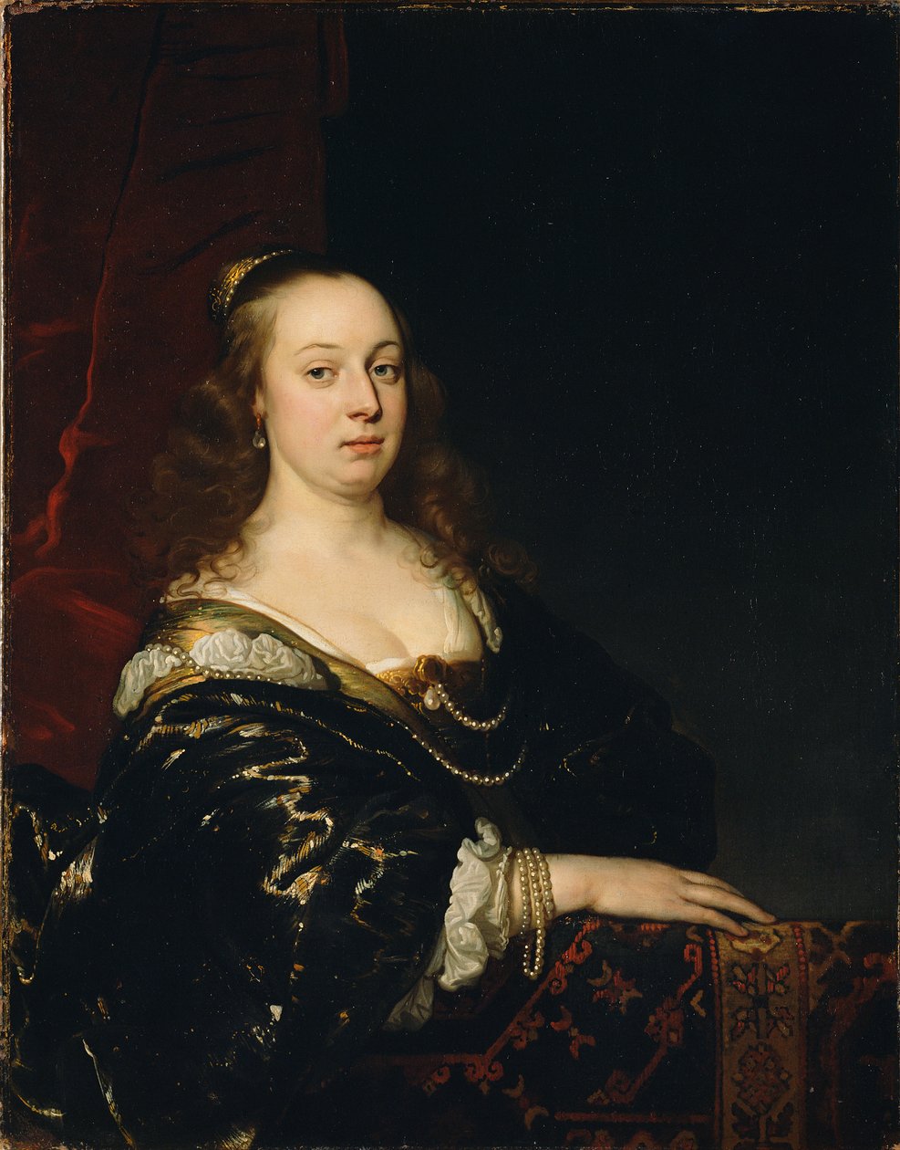 Női portré, 1647 körül alkotó: Jacob Adriensz Backer