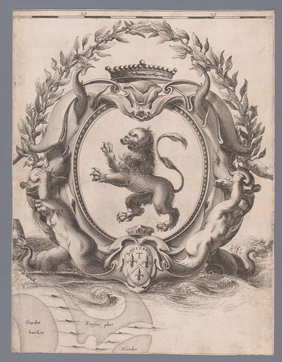 Holland és Utrecht megye térképe (2. tábla) alkotó: Jacob Aertsz. Colom (I)