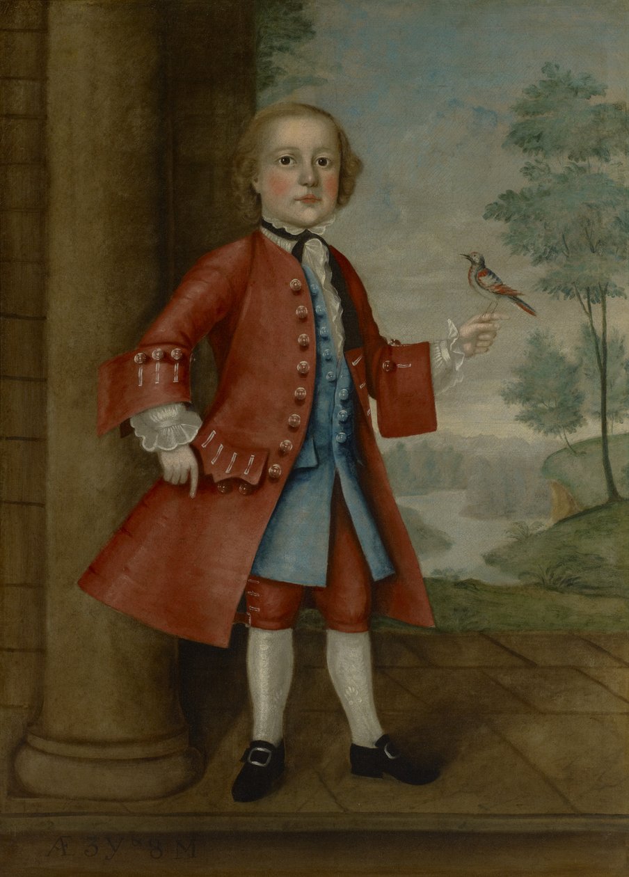 John Gerry (1741-86) portréja, 1745 alkotó: Jacob Badger