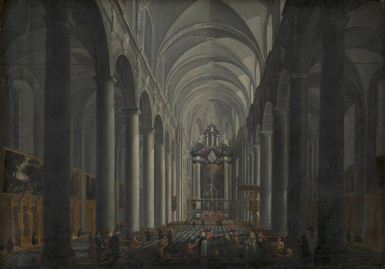 A bruges-i jezsuita templom belseje alkotó: Jacob Balthasar Peeters