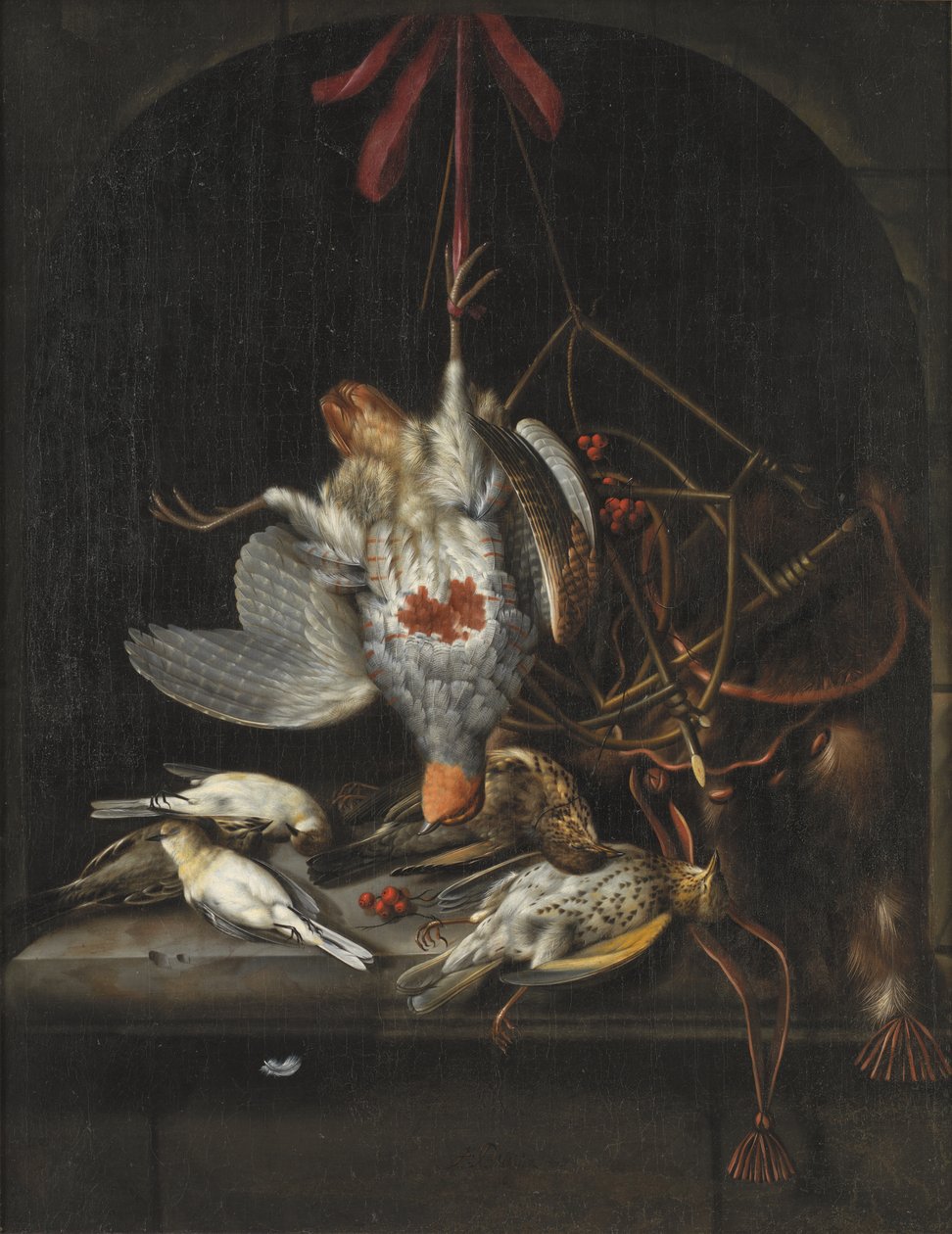 Döglött vadmadarak alkotó: Jacob Biltius