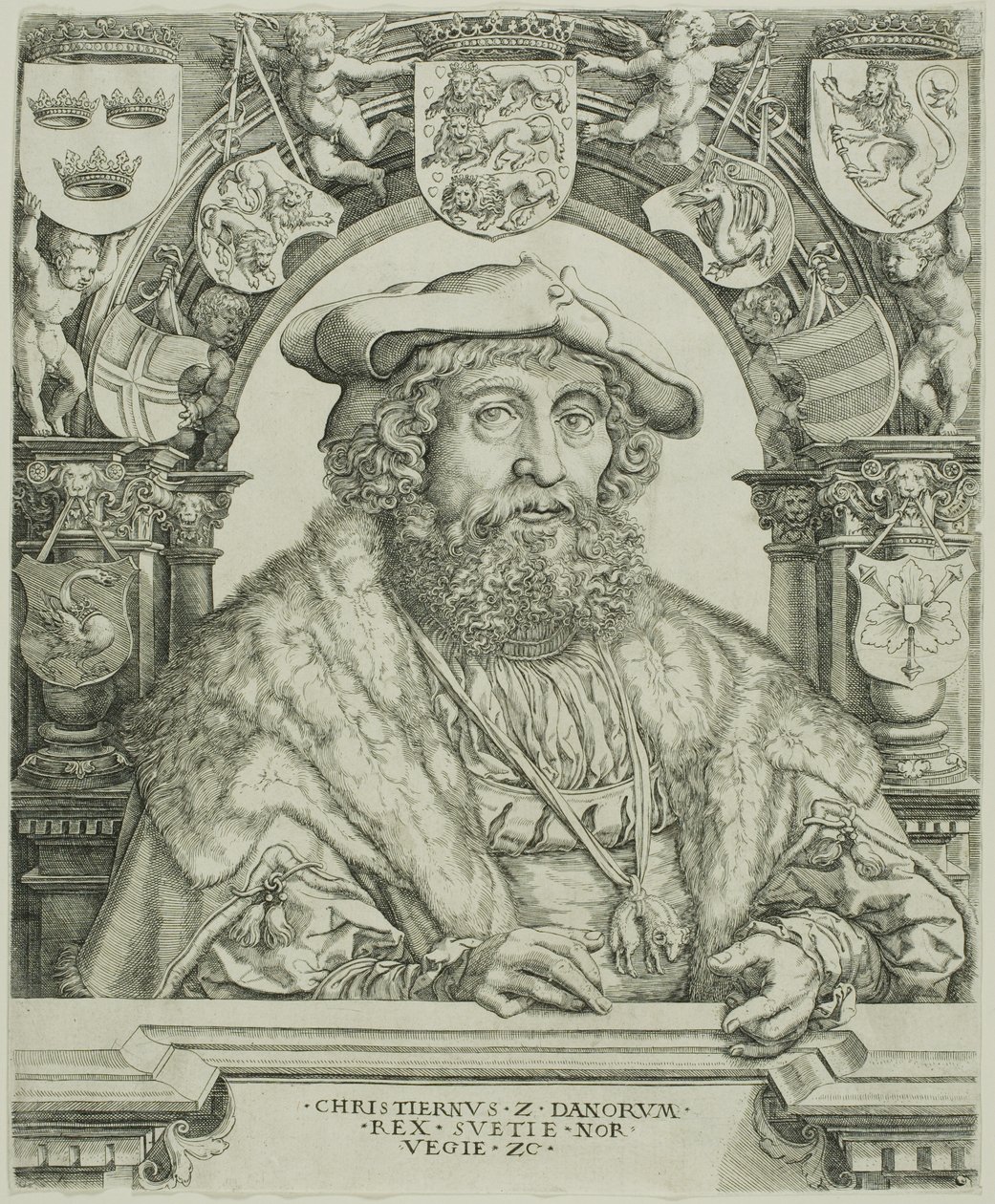 Christian dán király II alkotó: Jacob Binck