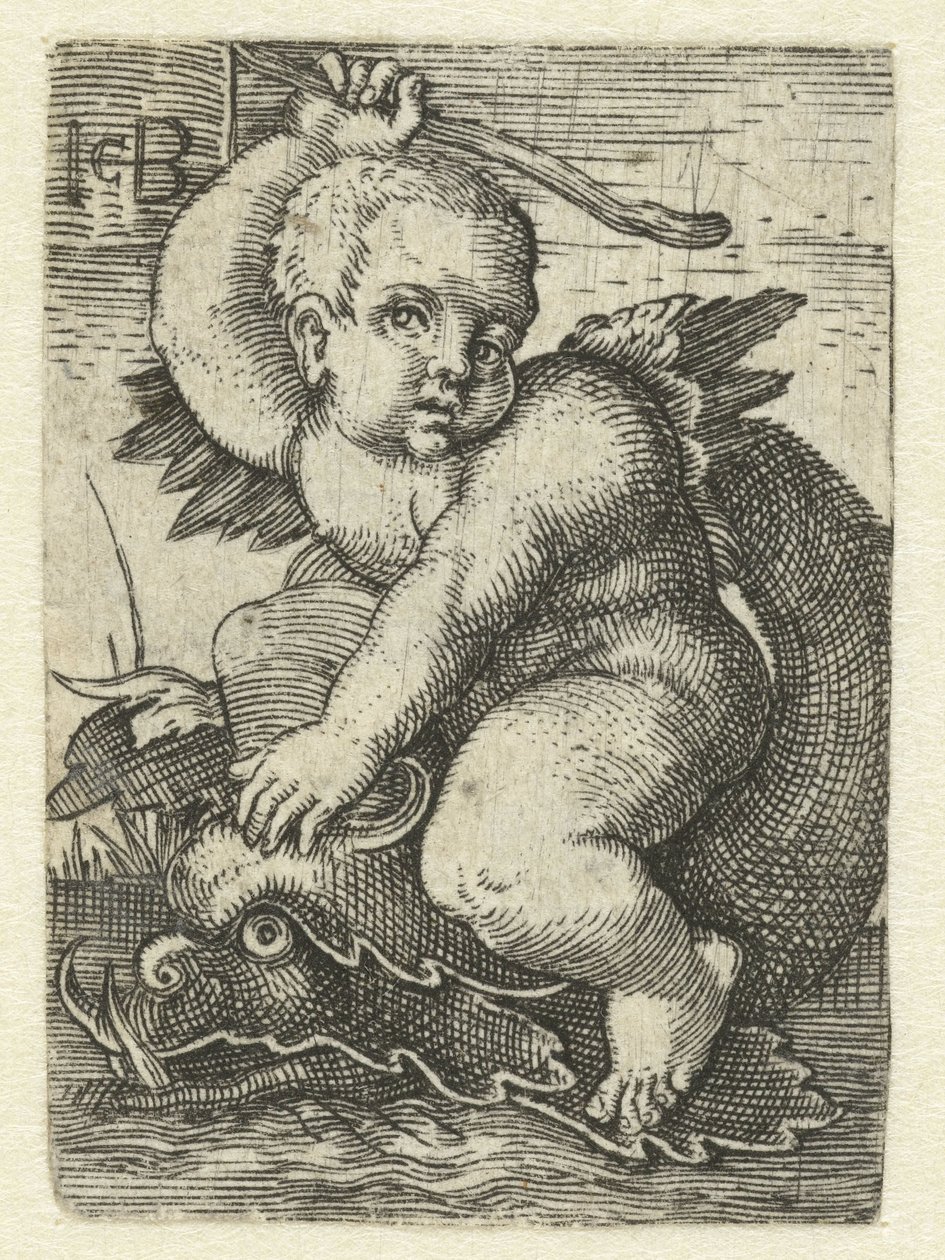 Putto delfinen alkotó: Jacob Binck
