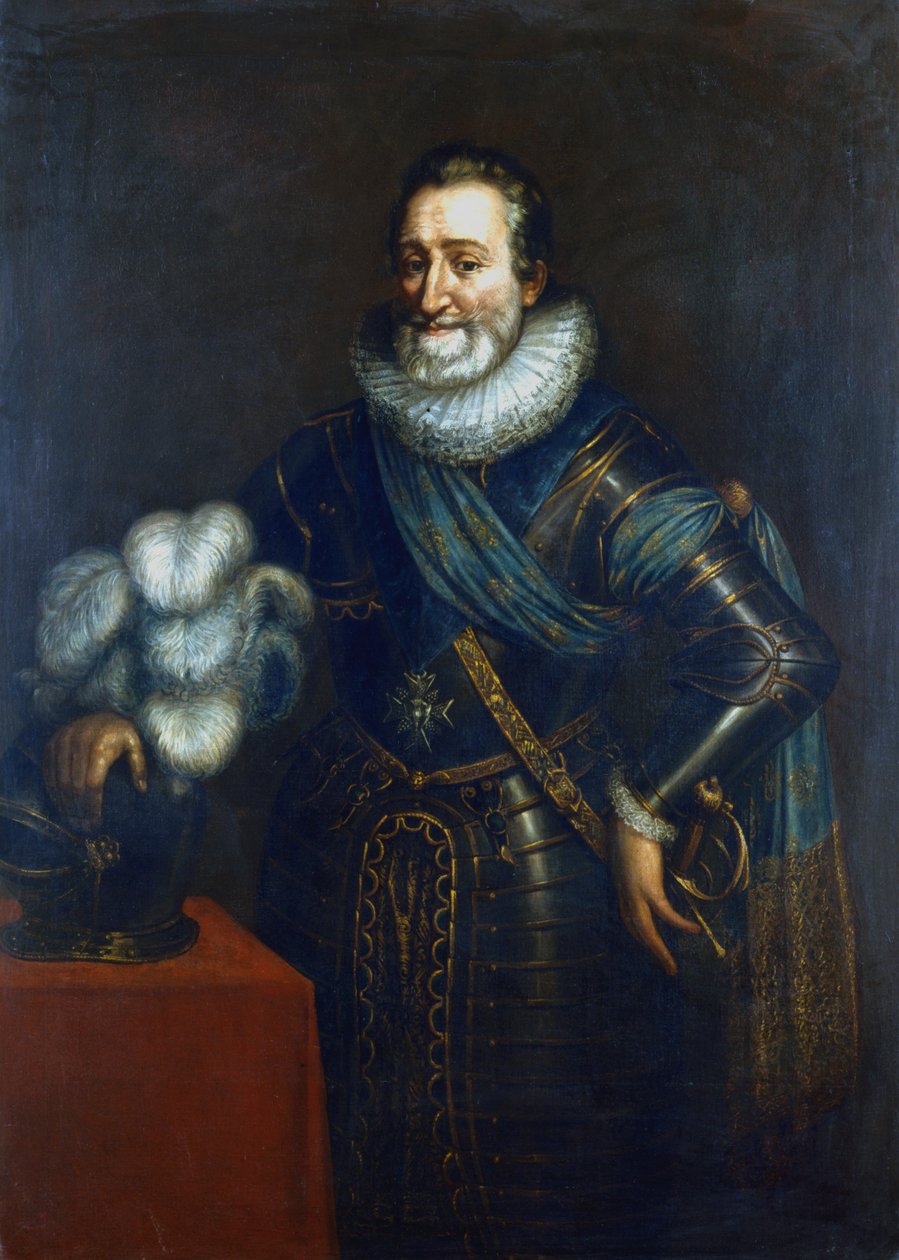Henrik, Franciaország első Bourbon királya, 1589-1610 alkotó: Jacob Bunel