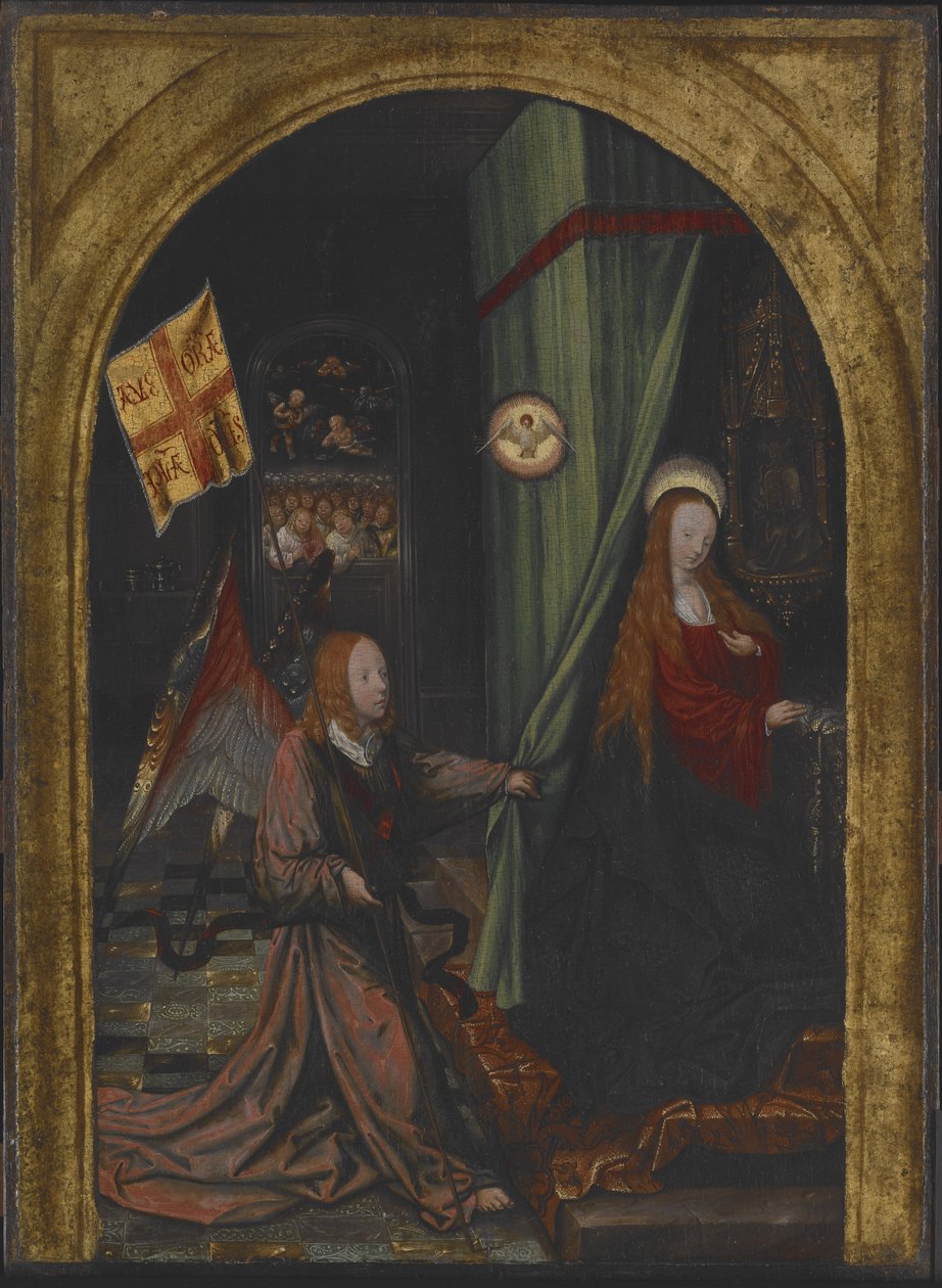 Angyali üdvözlet, 1508 körül (olaj, fa) alkotó: Jacob Cornelisz van Oostsanen