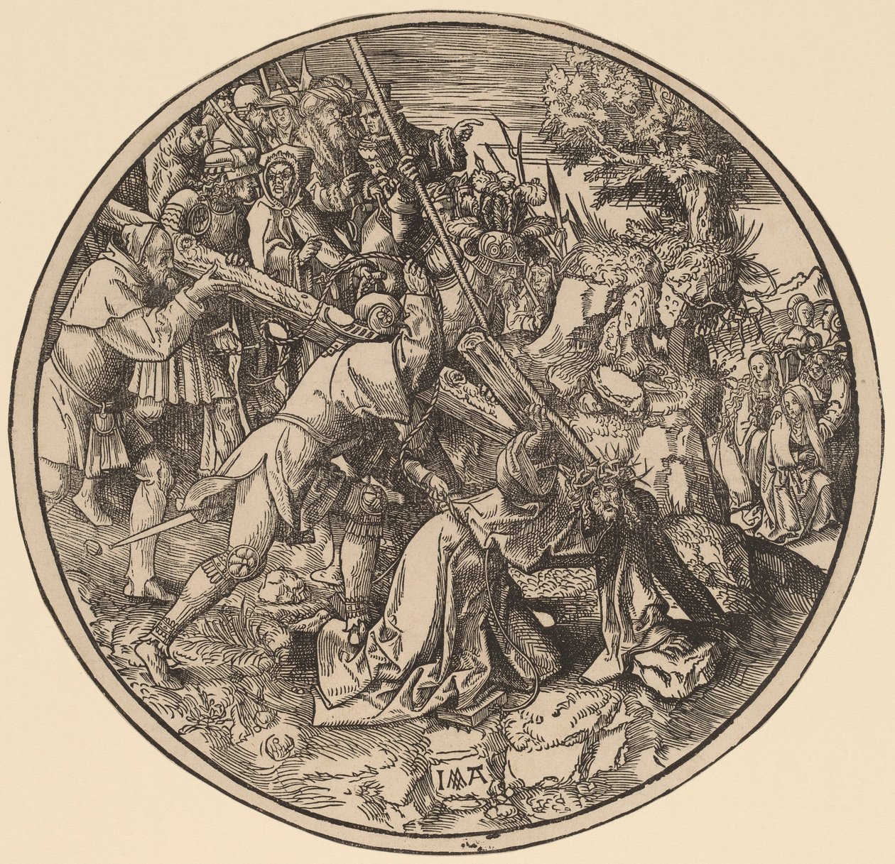 A keresztet hordozó Krisztus alkotó: Jacob Cornelisz van Oostsanen