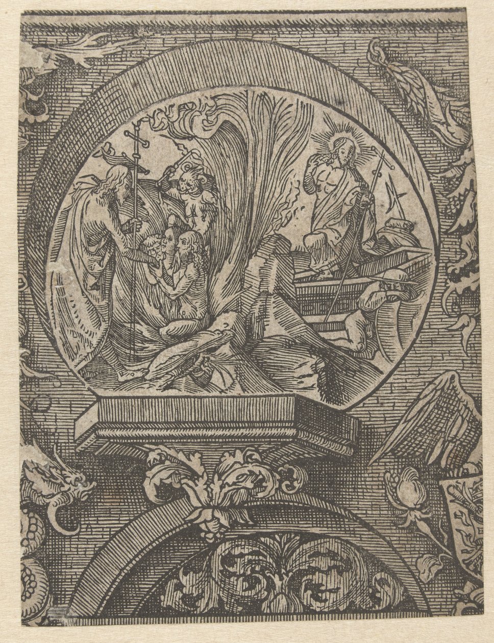 Krisztus mennybemenetele és feltámadása The Creed (sorozat címe) alkotó: Jacob Cornelisz van Oostsanen