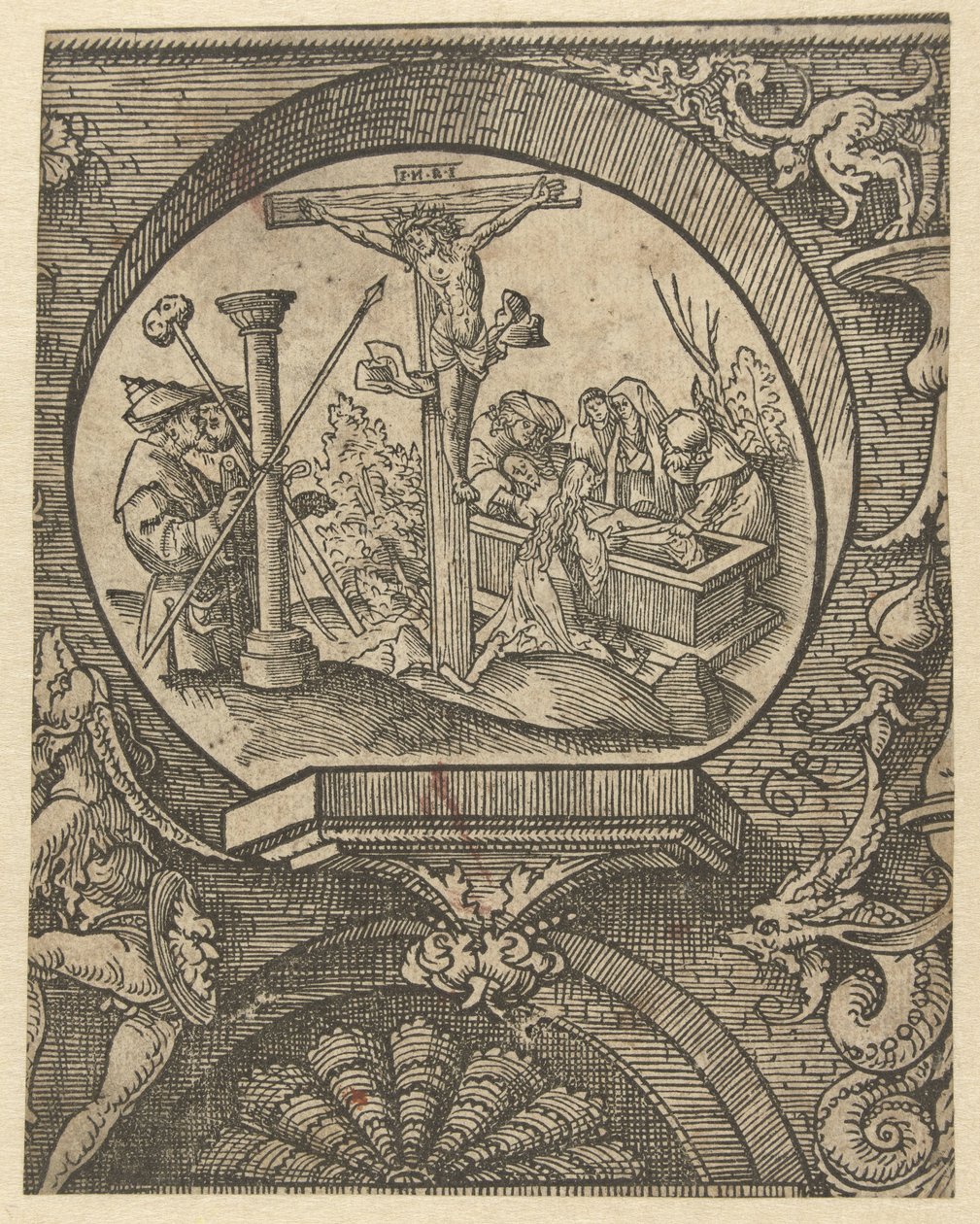 Krisztus keresztre feszítése és elsírosítása The Creed (sorozat címe) alkotó: Jacob Cornelisz van Oostsanen