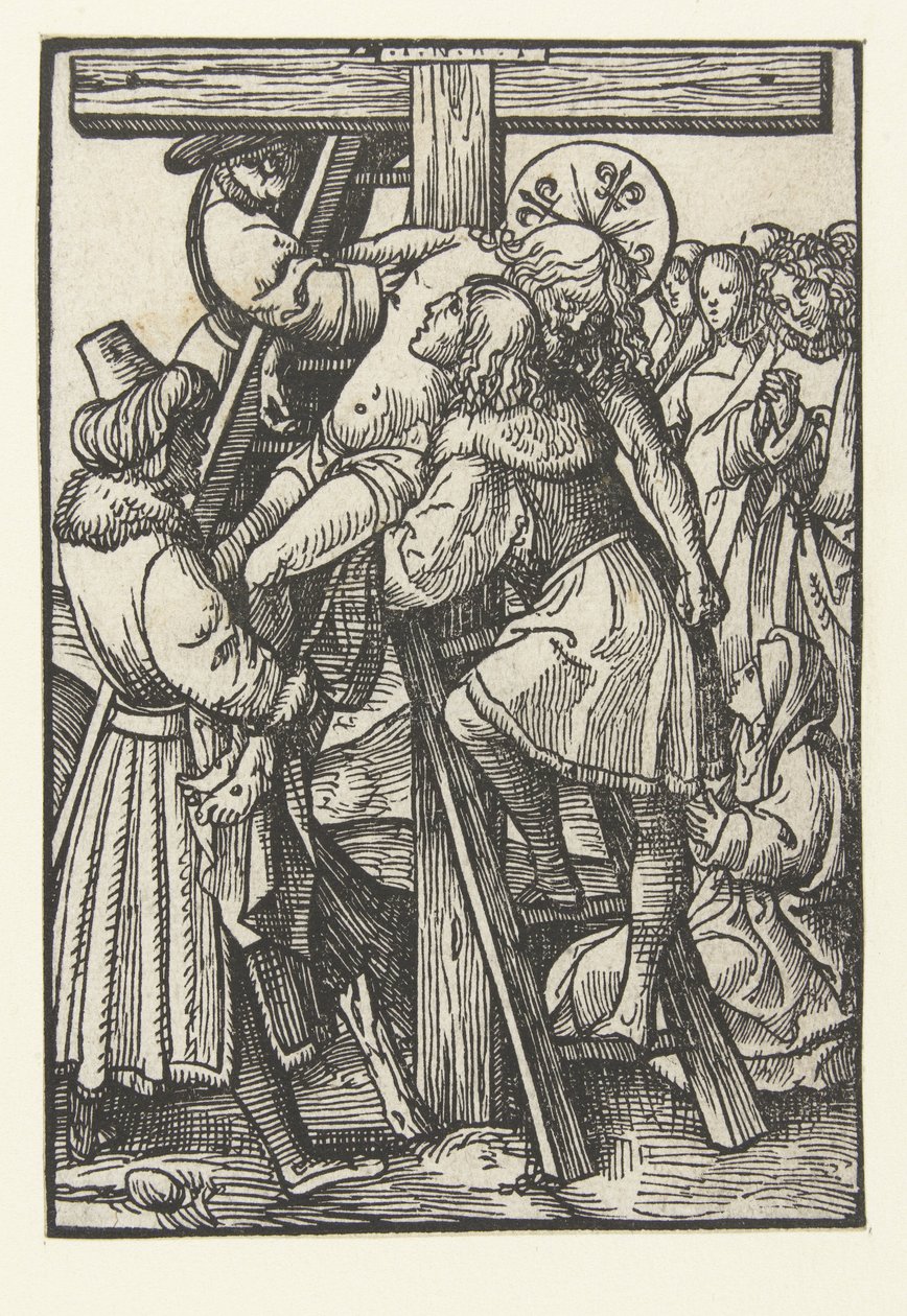 Leszállás a keresztről A kis szenvedély (sorozat címe) alkotó: Jacob Cornelisz van Oostsanen
