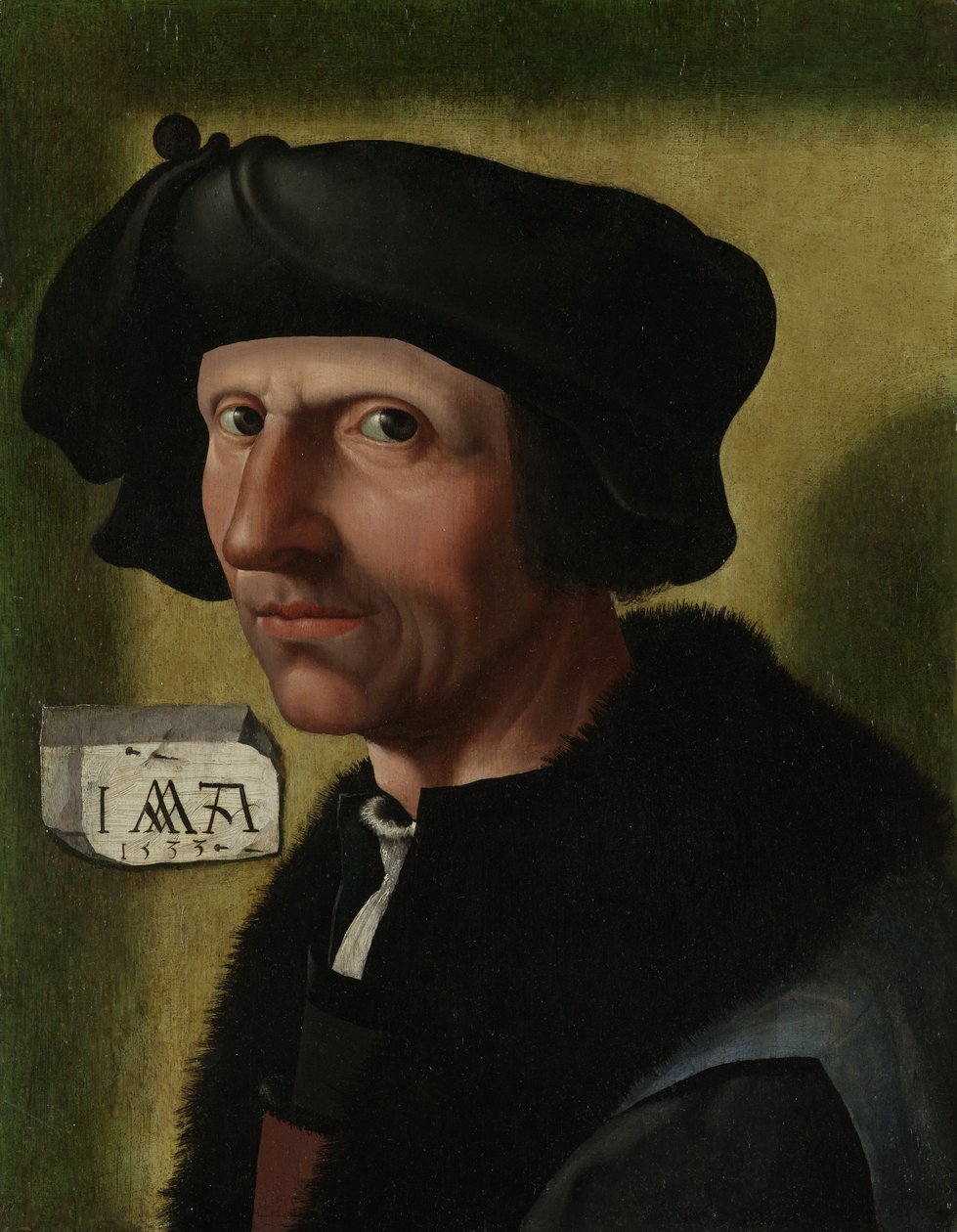 Jacob Cornelisz van Oostsanen portréja, 1533 körül alkotó: Jacob Cornelisz van Oostsanen