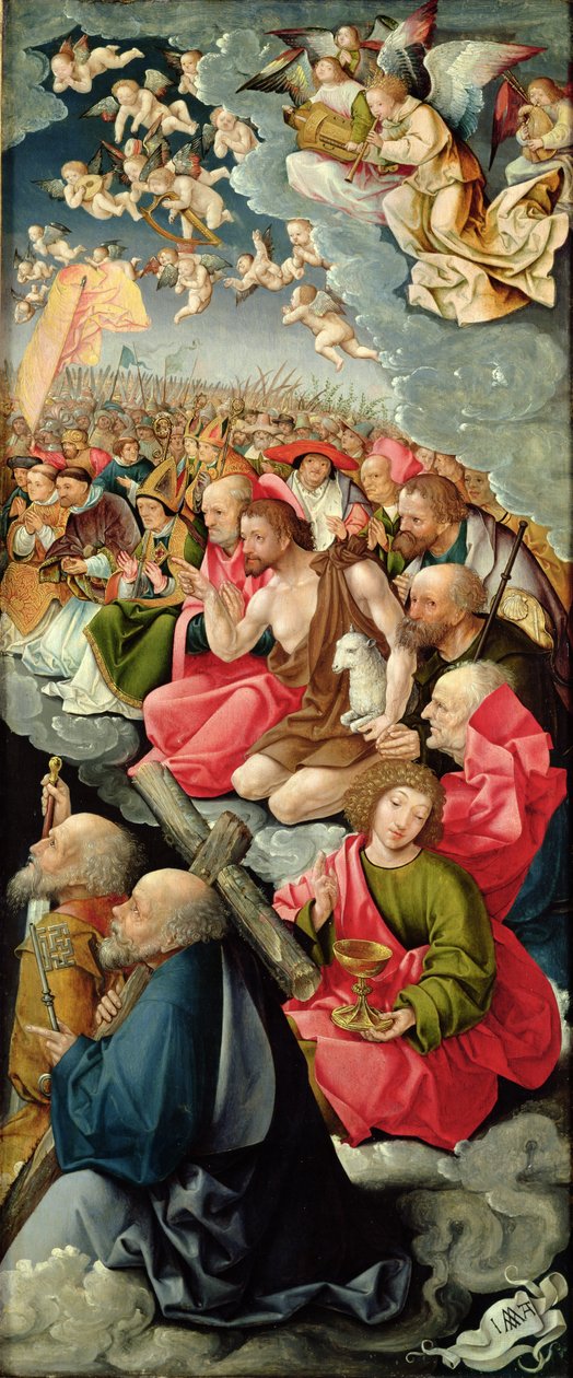 A Triptichon jobb szárnya a Szentháromság-imádattal, 1523 (lásd: 242037, 242038, 242040) alkotó: Jacob Cornelisz van Oostsanen