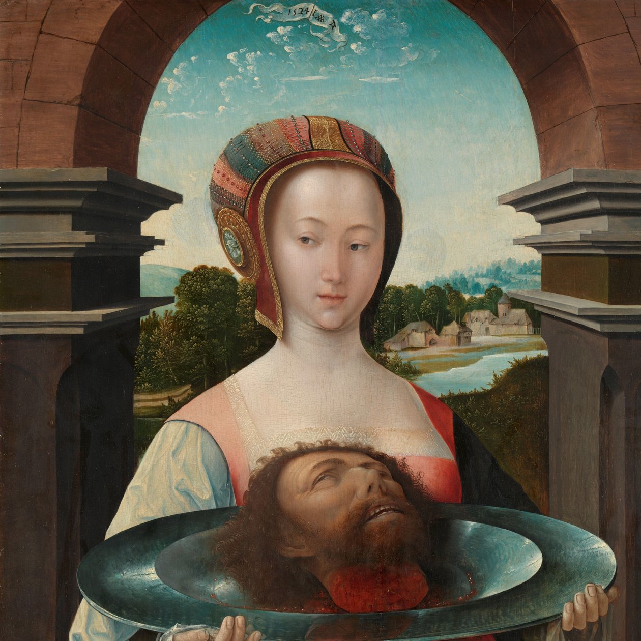 Salome Keresztelő János fejével Salome és Keresztelő János feje alkotó: Jacob Cornelisz van Oostsanen