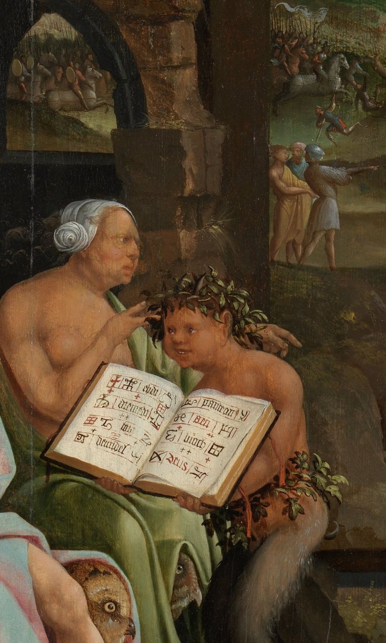 Saul és az endori boszorkány alkotó: Jacob Cornelisz van Oostsanen