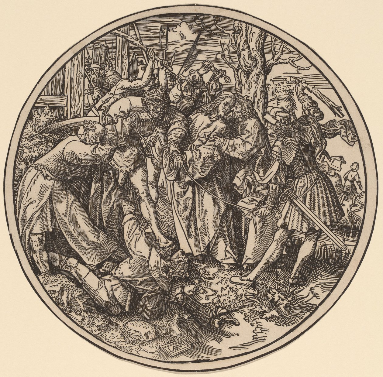 Krisztus árulása alkotó: Jacob Cornelisz van Oostsanen