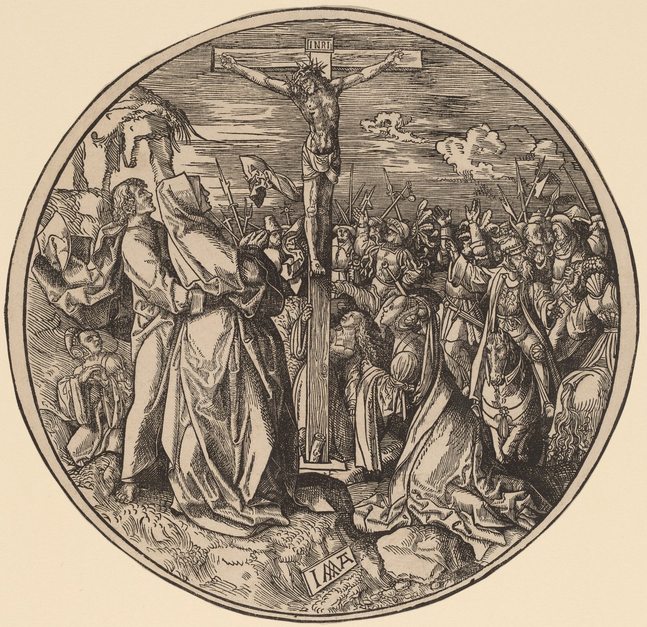 A keresztre feszítés alkotó: Jacob Cornelisz van Oostsanen