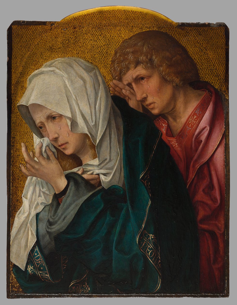 A Szűzanya és Szent János evangélista, 1520 körül (olaj, tábla) alkotó: Jacob Cornelisz van Oostsanen