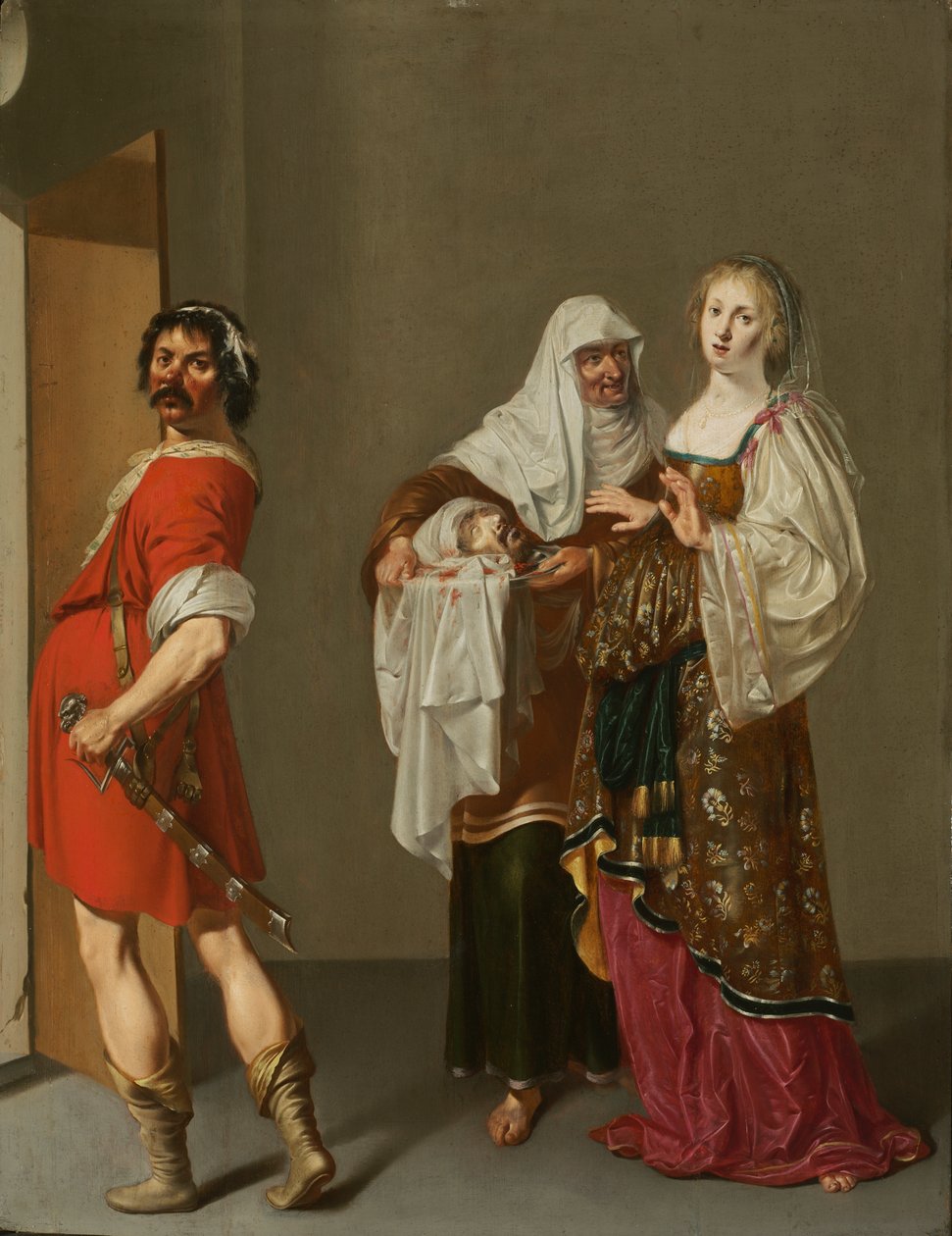 Salome Keresztelő Szent János fejével, 1600-as évek közepe (olaj, fa) alkotó: Jacob Duck