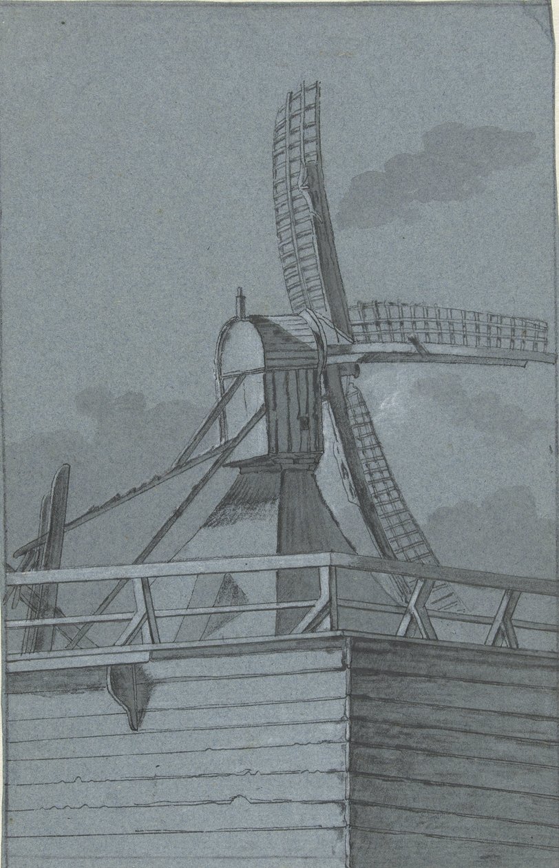 Fa alépítményű szélmalom alkotó: Jacob Ernst Marcus