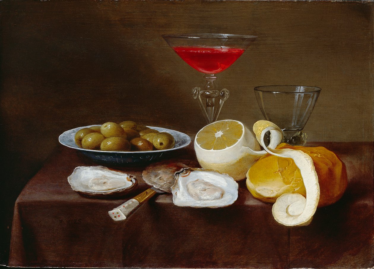 Csendélet osztrigával, c1616-1666 alkotó: Jacob  Foppens van Es