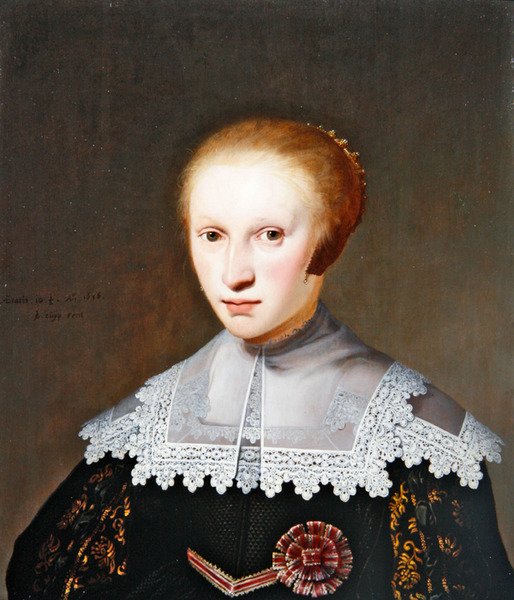 Portré egy fiatal hölgyről, 10 éves 1/2 alkotó: Jacob Gerritsz Cuyp