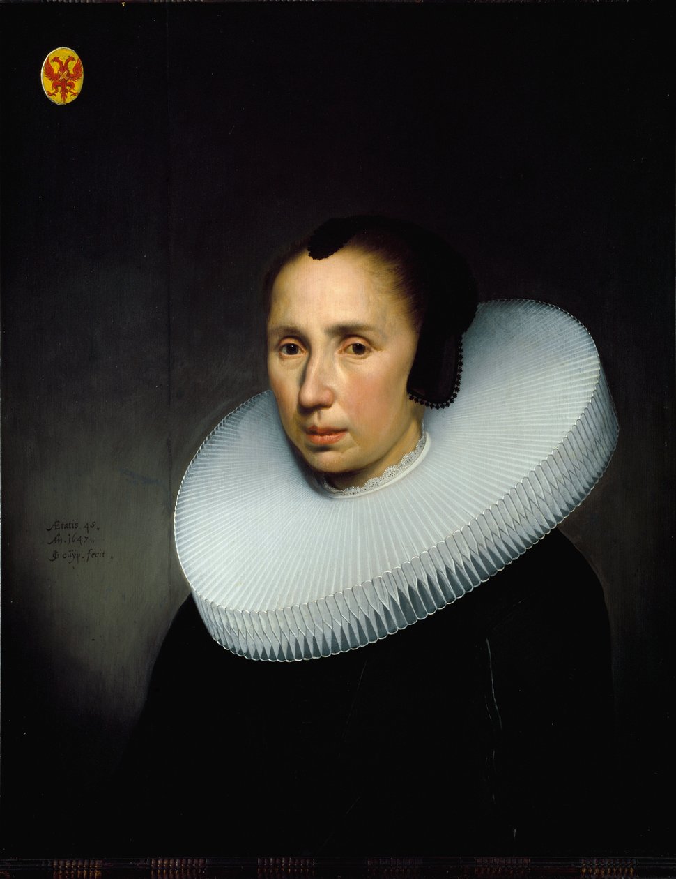 Emerantia Driel portréja (festmény alkotó: Jacob Gerritsz Cuyp