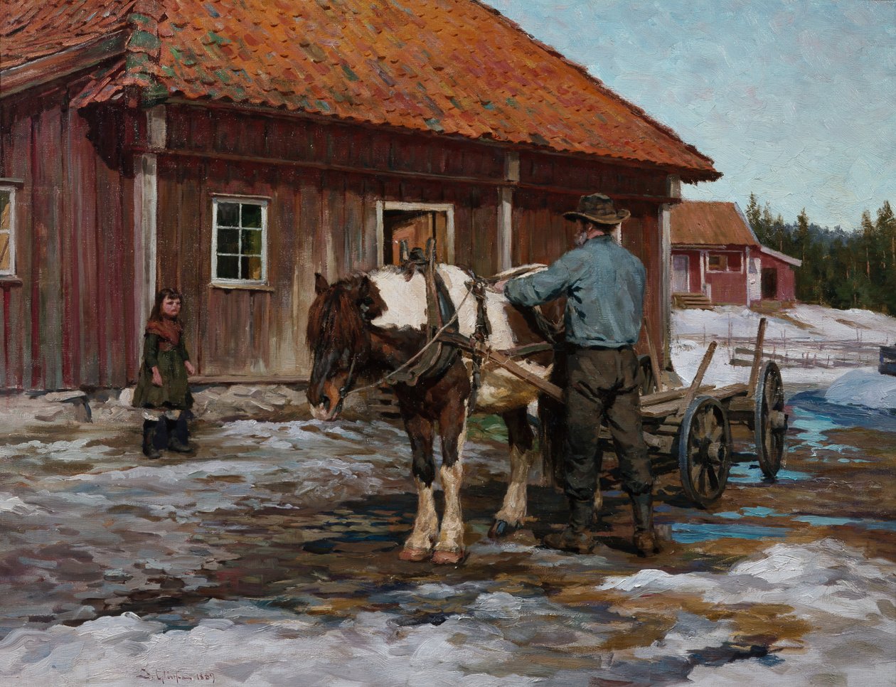 Téli olvadás alkotó: Jacob Gloersen