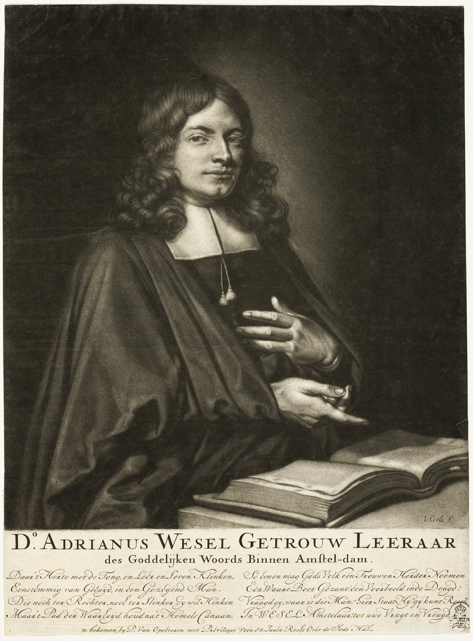 Adrian Wesel, amszterdami klerikus alkotó: Jacob Gole